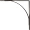 Ekena Millwork Morris Steel Bracket, Hammered Dark Bronze 3"W x 20"D x 20"H BKTM03X20X20MOHDB - alternate 4